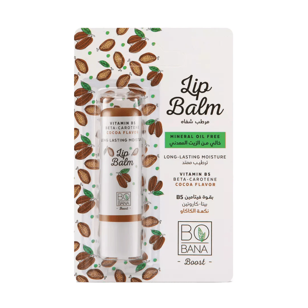 Bobana Lip Balm With Vitamin B5 Cocoa Flavor