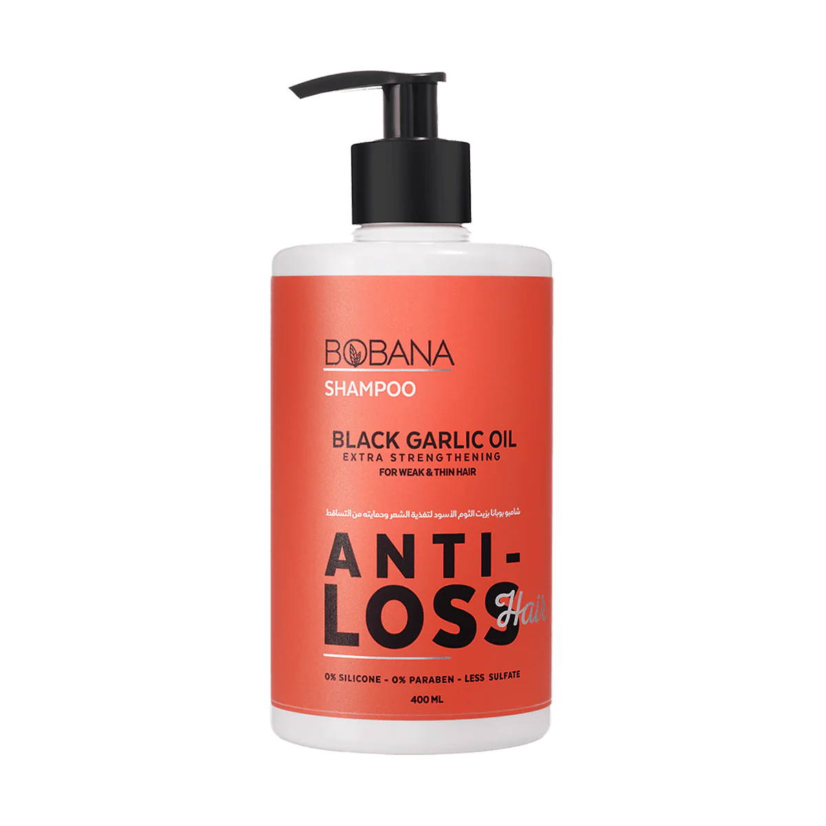 Bobana Shampoo with Black Garlic Oil 400ML