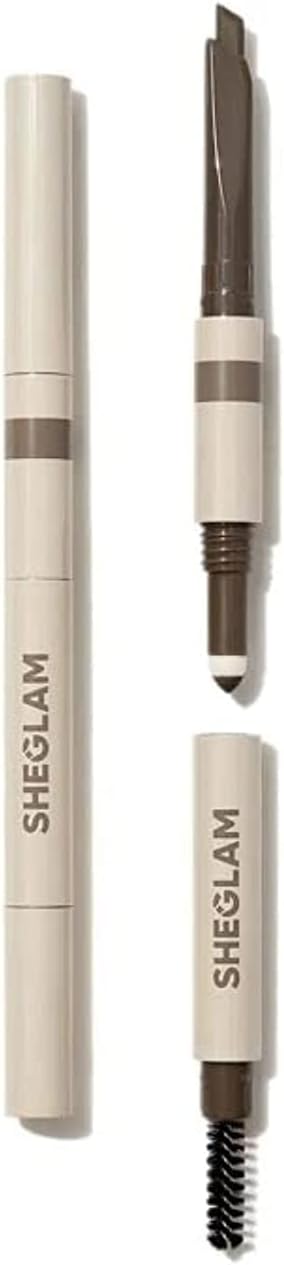SHEGLAM Brow Goals 3-In-1 Eyebrow Pencil-Chocolate