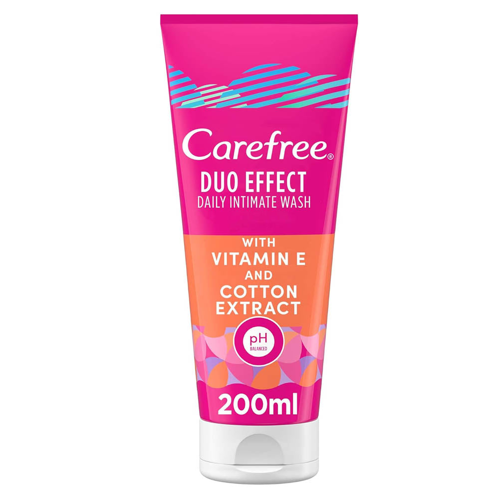 Carefree Effect Daily Intimate Wash with Vitamin E and Cotton Extract 200 ml


