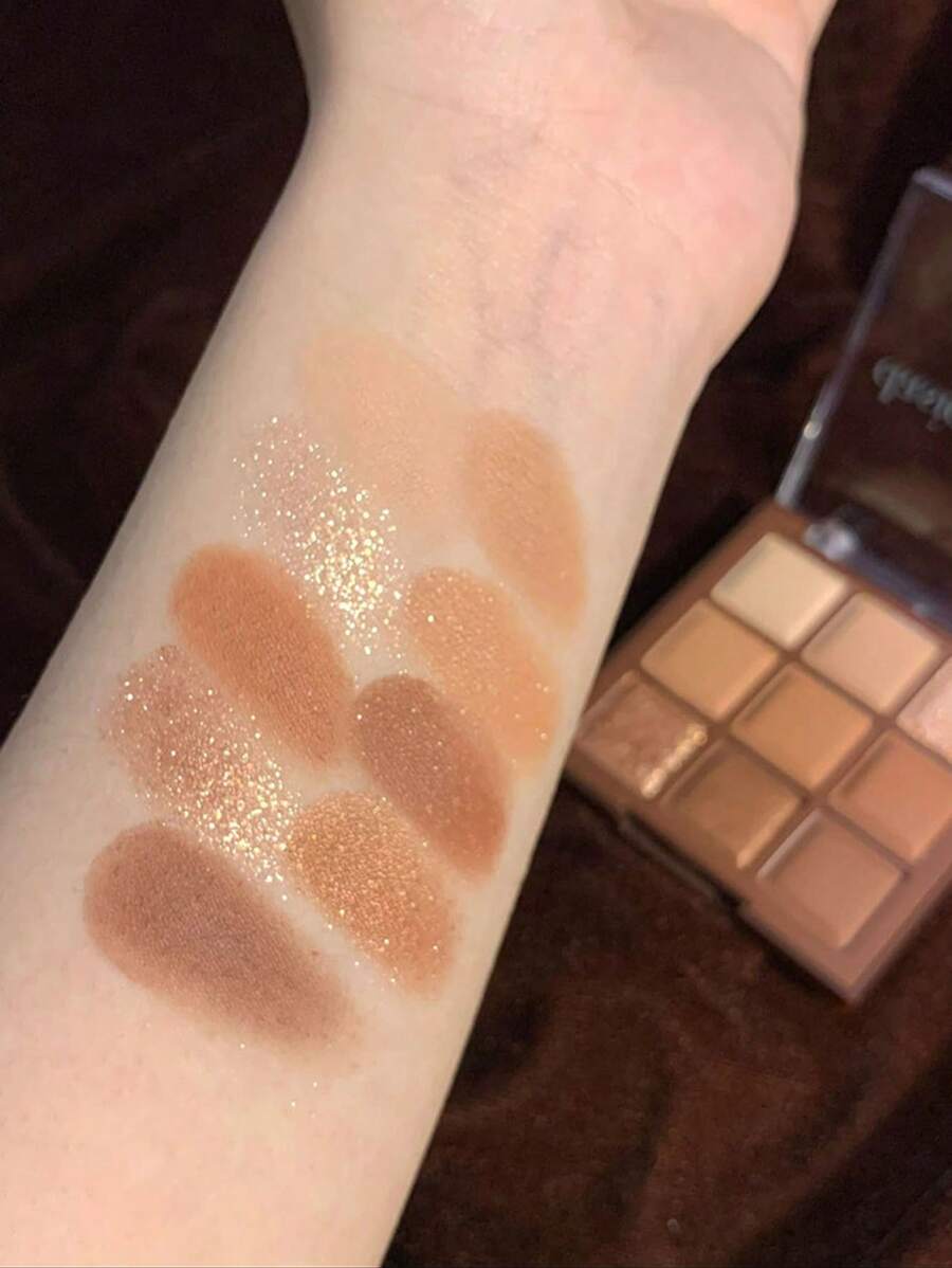 Shein DIKALU 9-Color Eyeshadow Palette Shimmer And Matte 901-6
