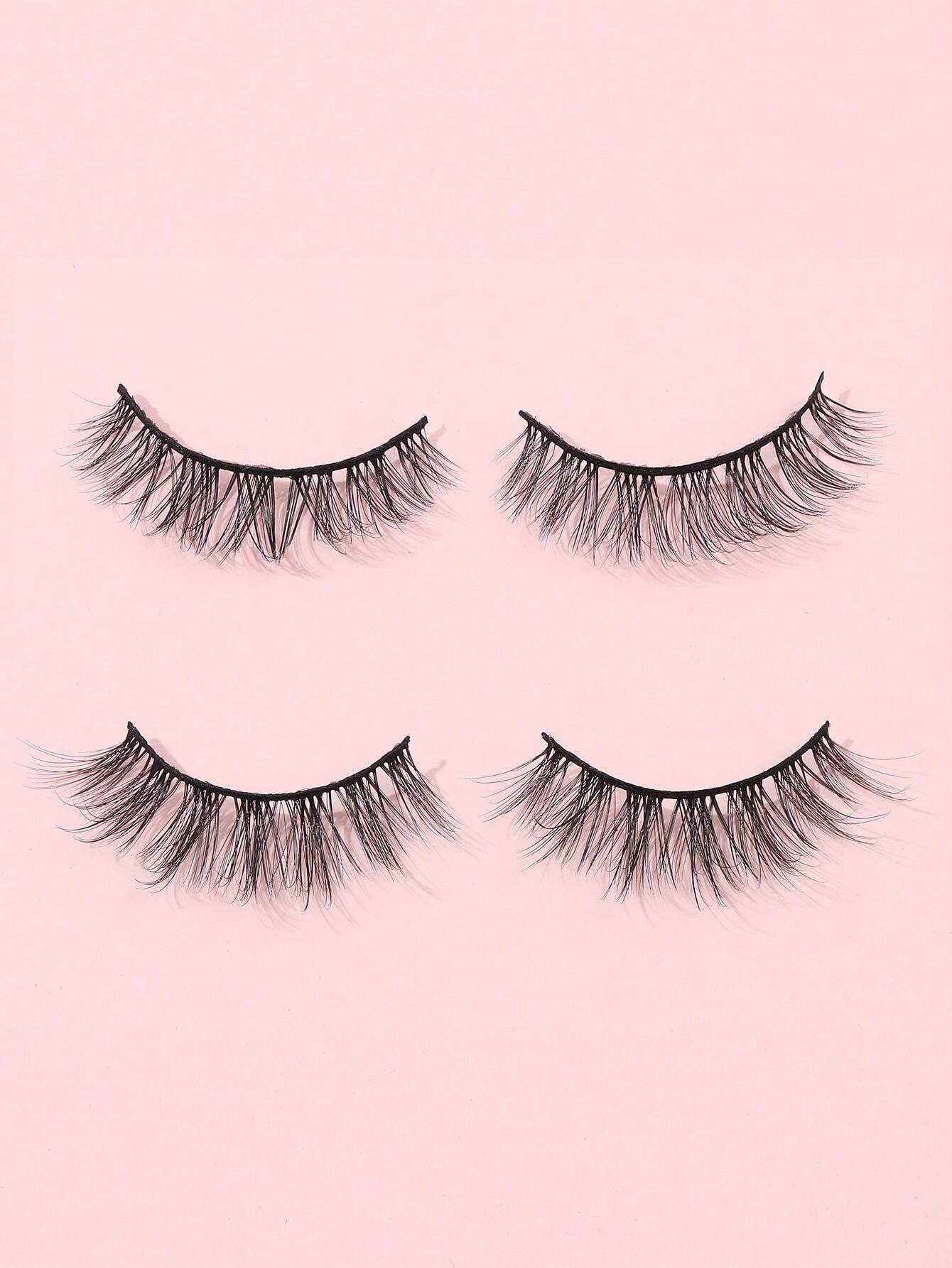 Shein 10 Pairs Of Mixed Cat Eye Eyelashes