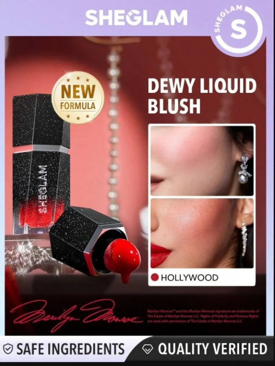 SHEGLAM Color Bloom Dewy Liquid Blush Marilyn Monroe