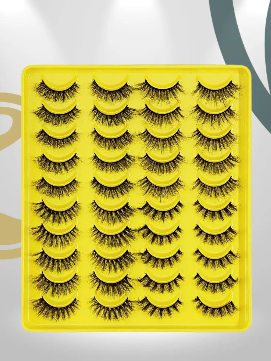 SHEIN MAGEFY MAGEFY 20 Pairs Of Natural Full Mixed Style Eyelashes