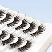 Shein 8 Pairs Full Lashes Cat Eye Look Tail Elongated