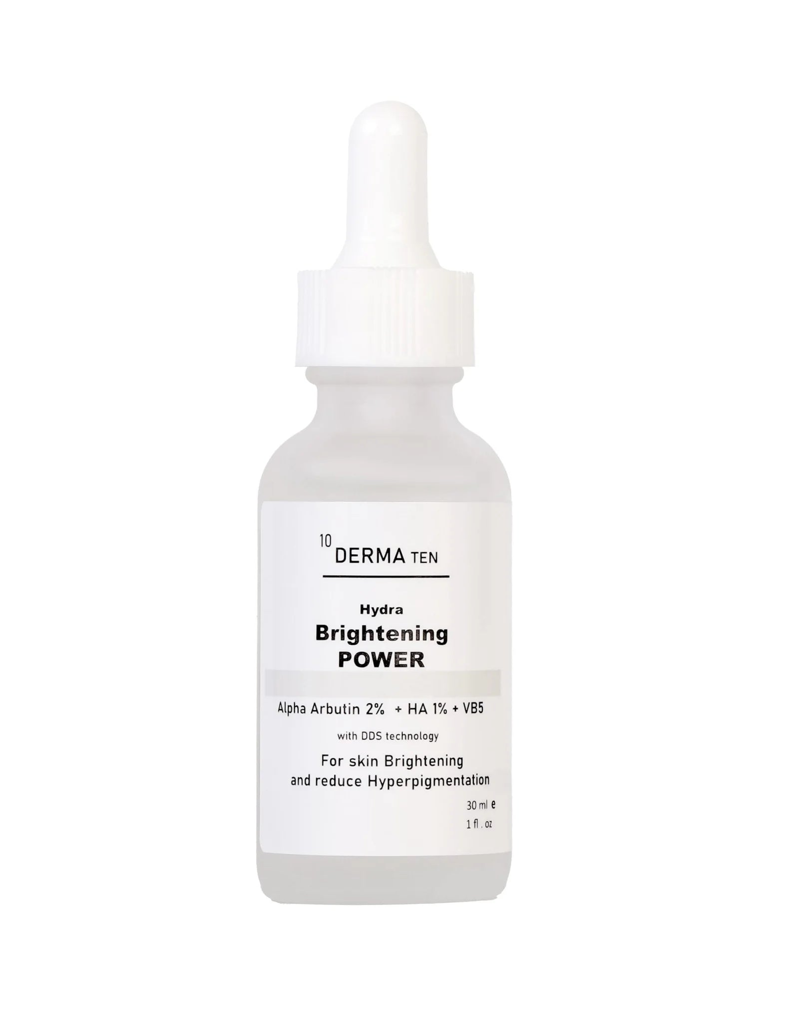 Derma Ten Brightening power serum Alpha Arbutin 2%+ HA1%
