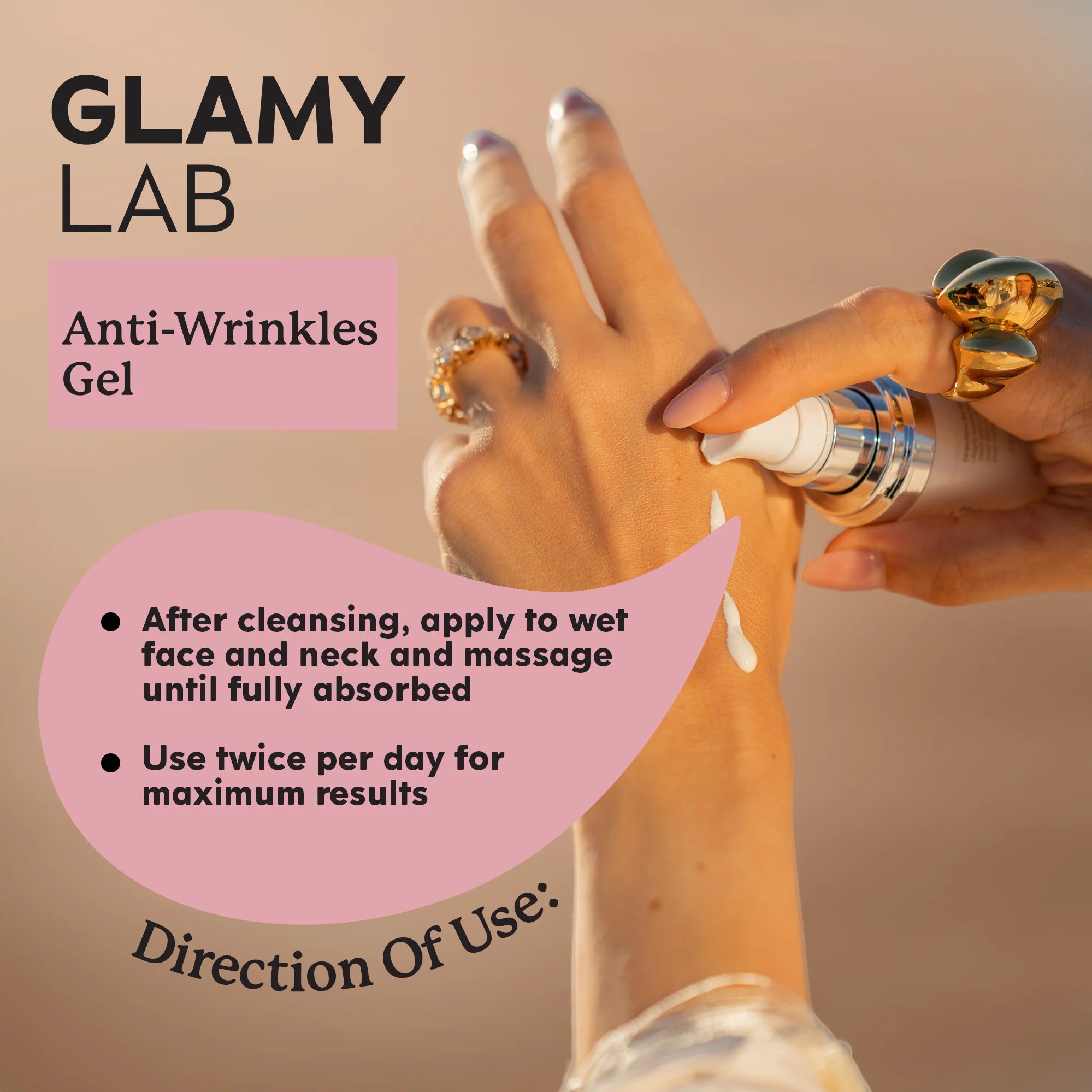 GLAMY LAB AntiWrinkles Gel 50 gm