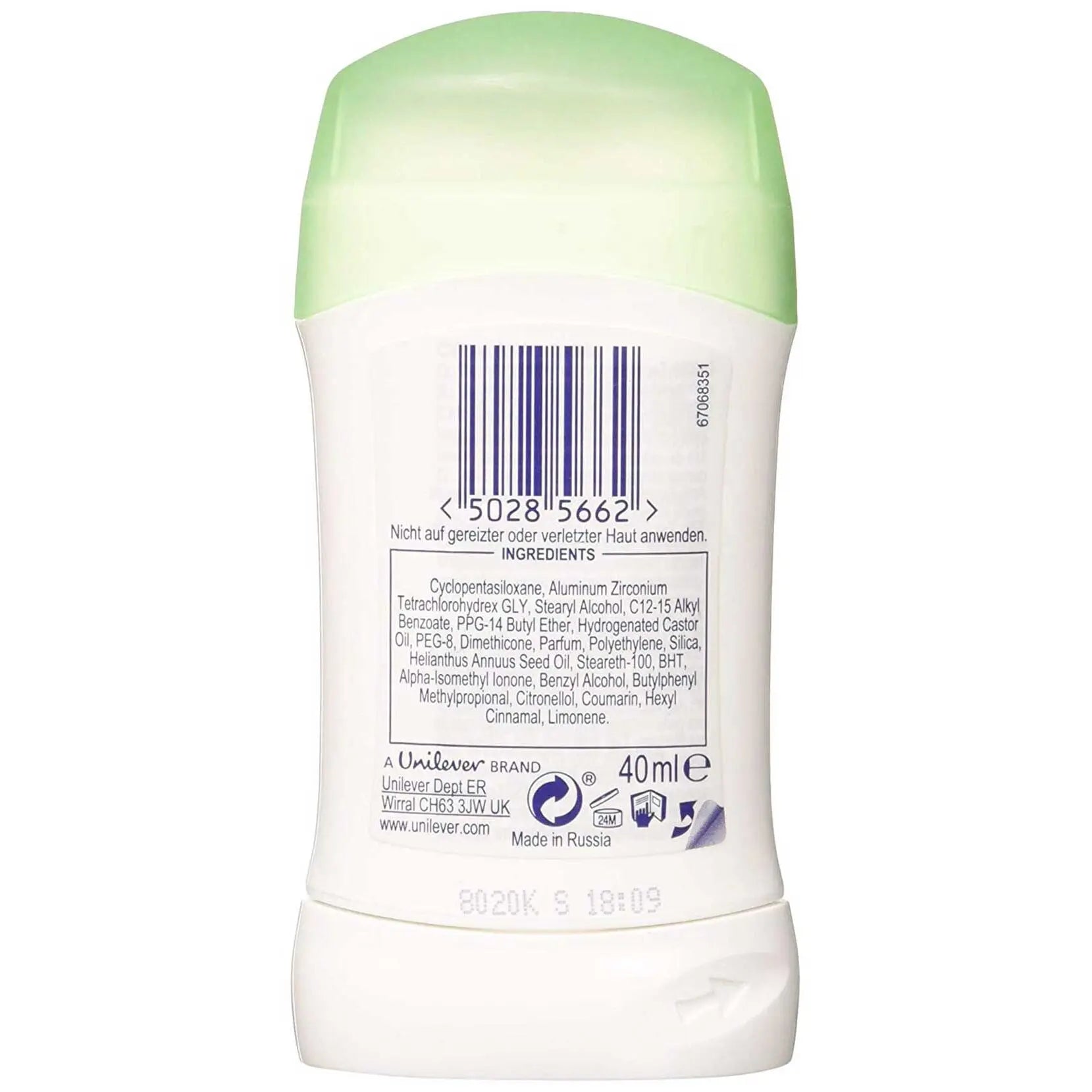 Dove Go Fresh Deodorant Stick 40g