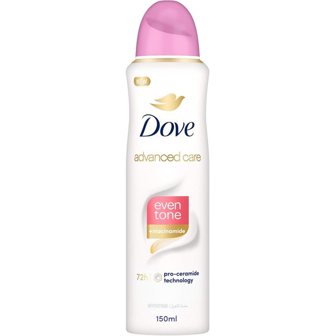 Dove Even Tone Antiperspirant Spray 150ml