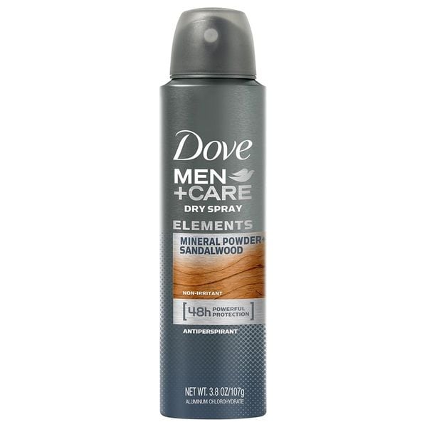 Dove Men+Care Elements Mineral Powder and Sandalwood Deodorant Spray 250ml
