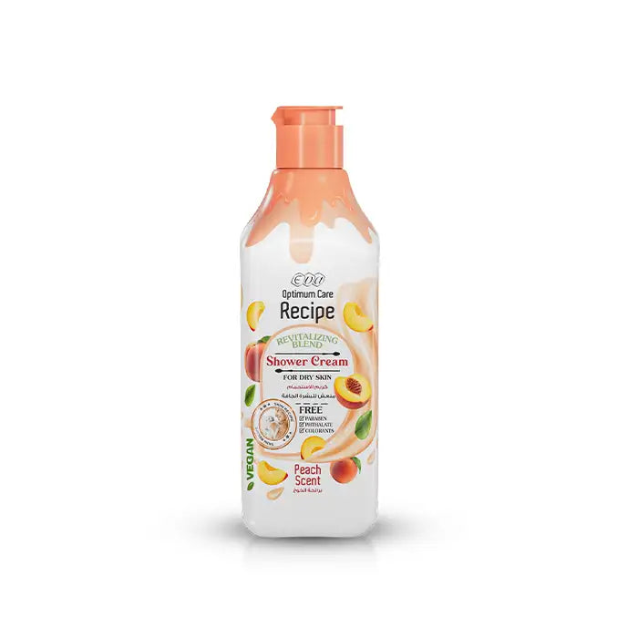 EVA RECIPE SHOWER CREAM Peach Scent 370ML
