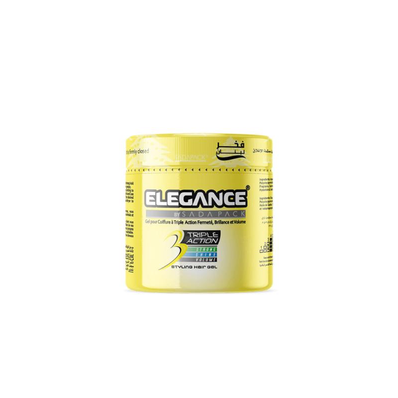 Elegance Hair Gel Triple Action yellow 250ml