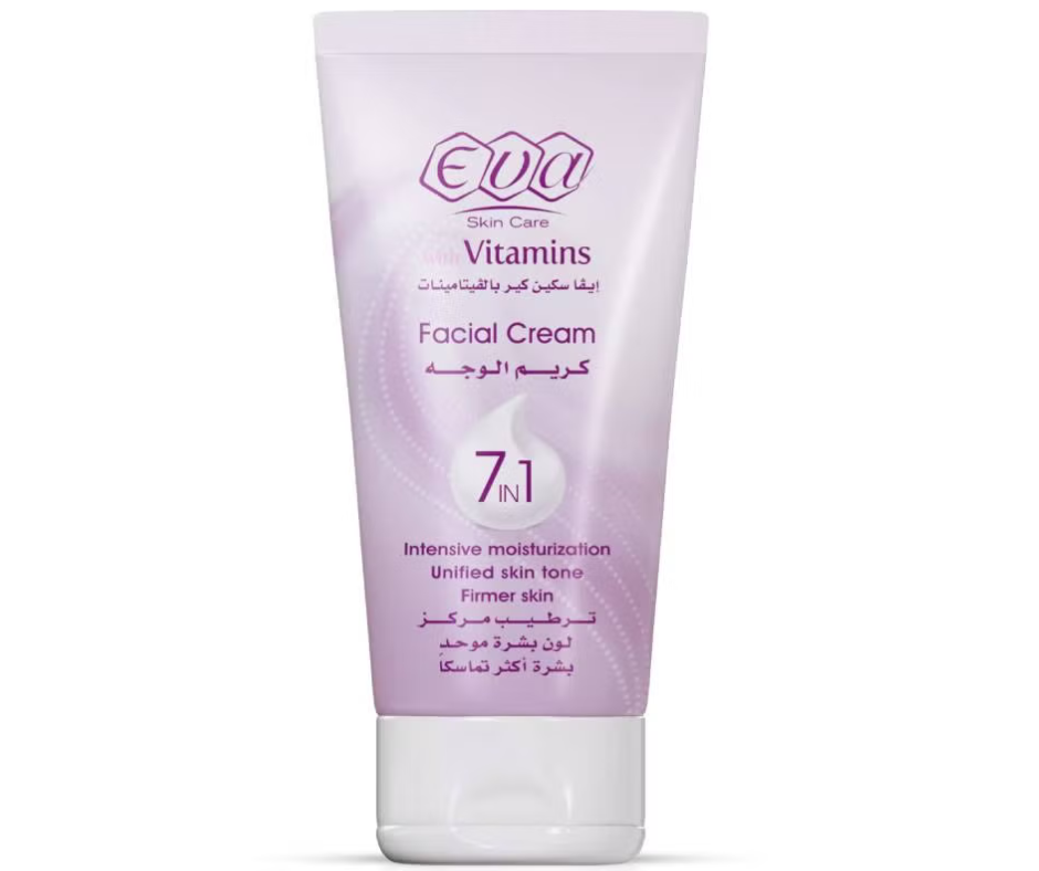 Eva Care Care Facial Cream With Vitamins 7 In 1 For All Skin Types 45grams