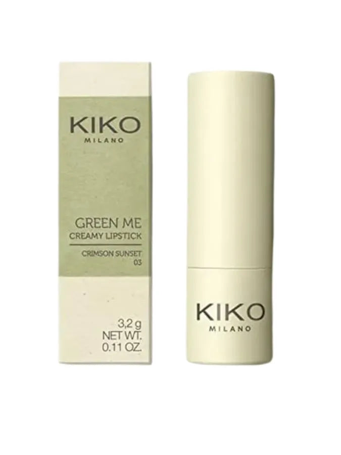 KIKO Milano Green Me Creamy Lipstick 03 Crimson Sunset