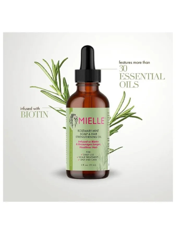 Mielle Rosemary Mint Scalp and Hair Strengthening Oil