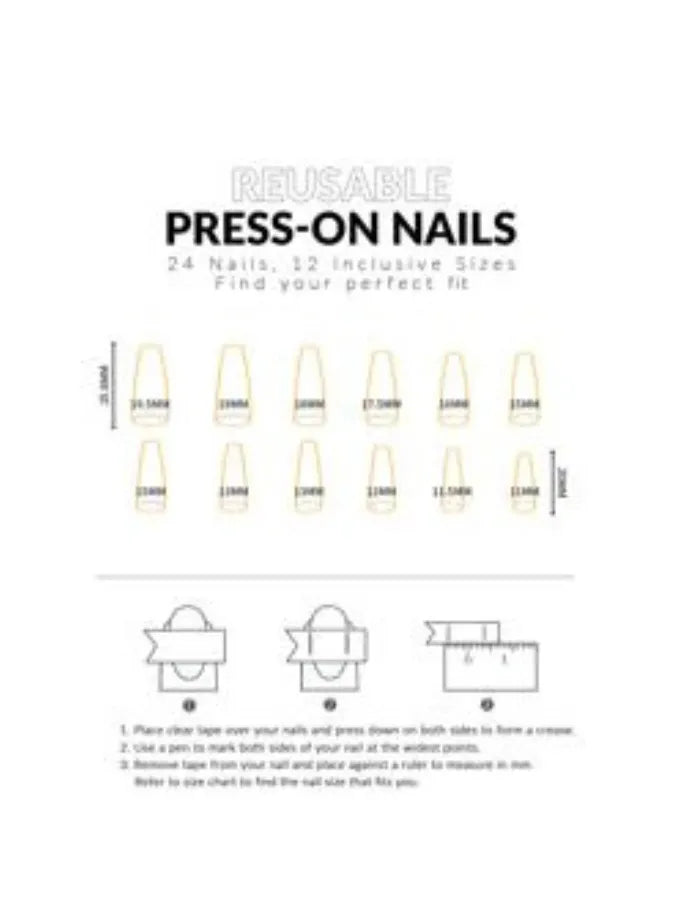 SheIn nails charming 24 pieces