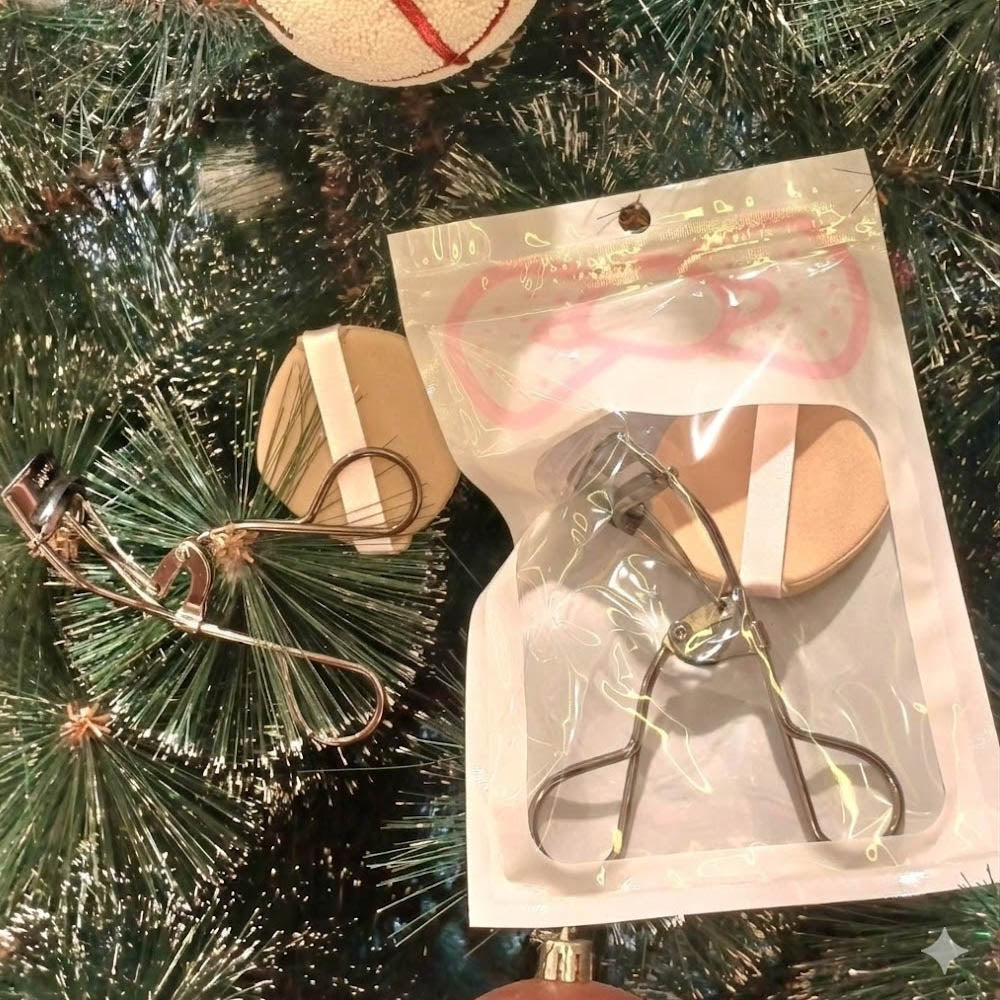 Eyelash Curler + 2 Powder Puff
