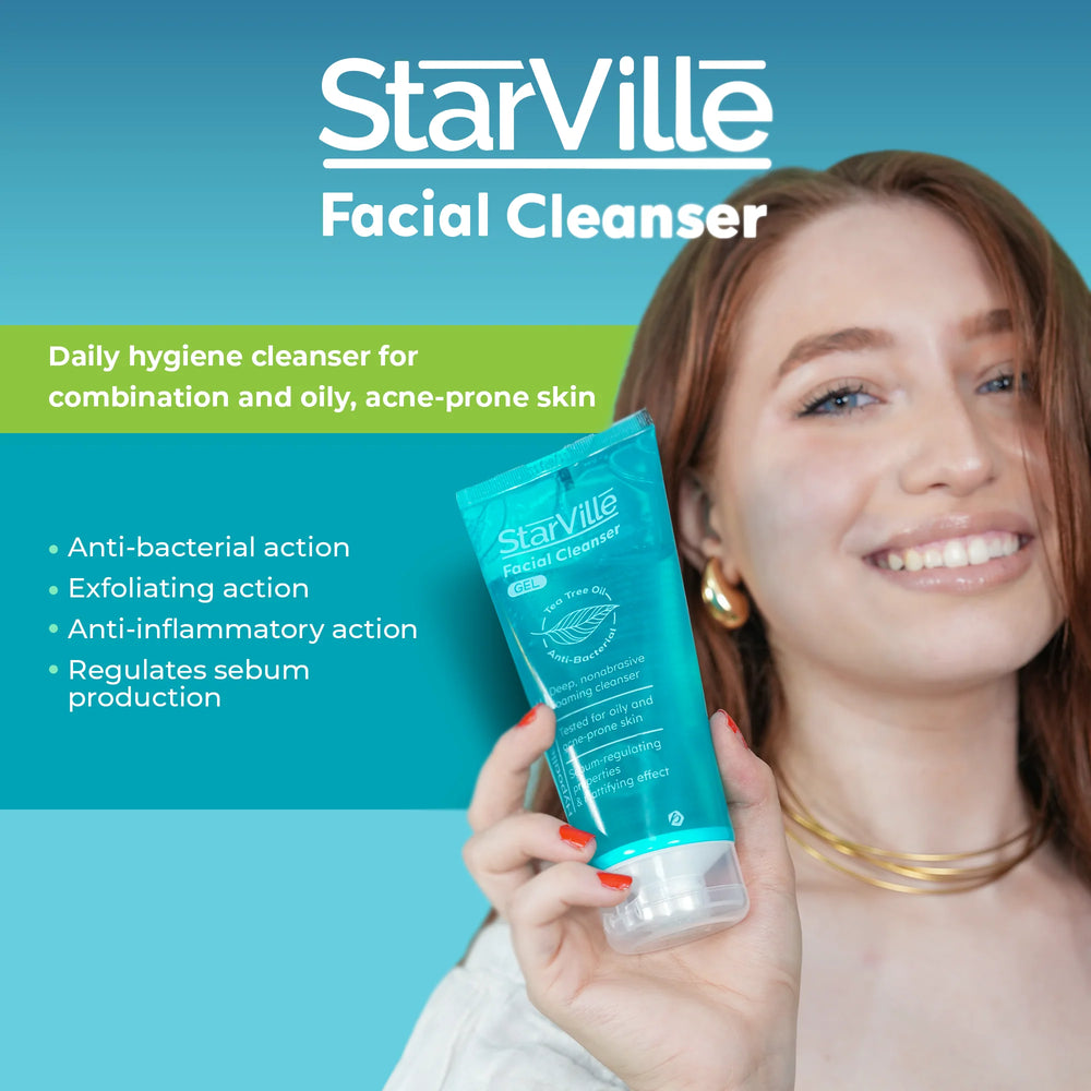 Starville acne cleanser gel 200 ml