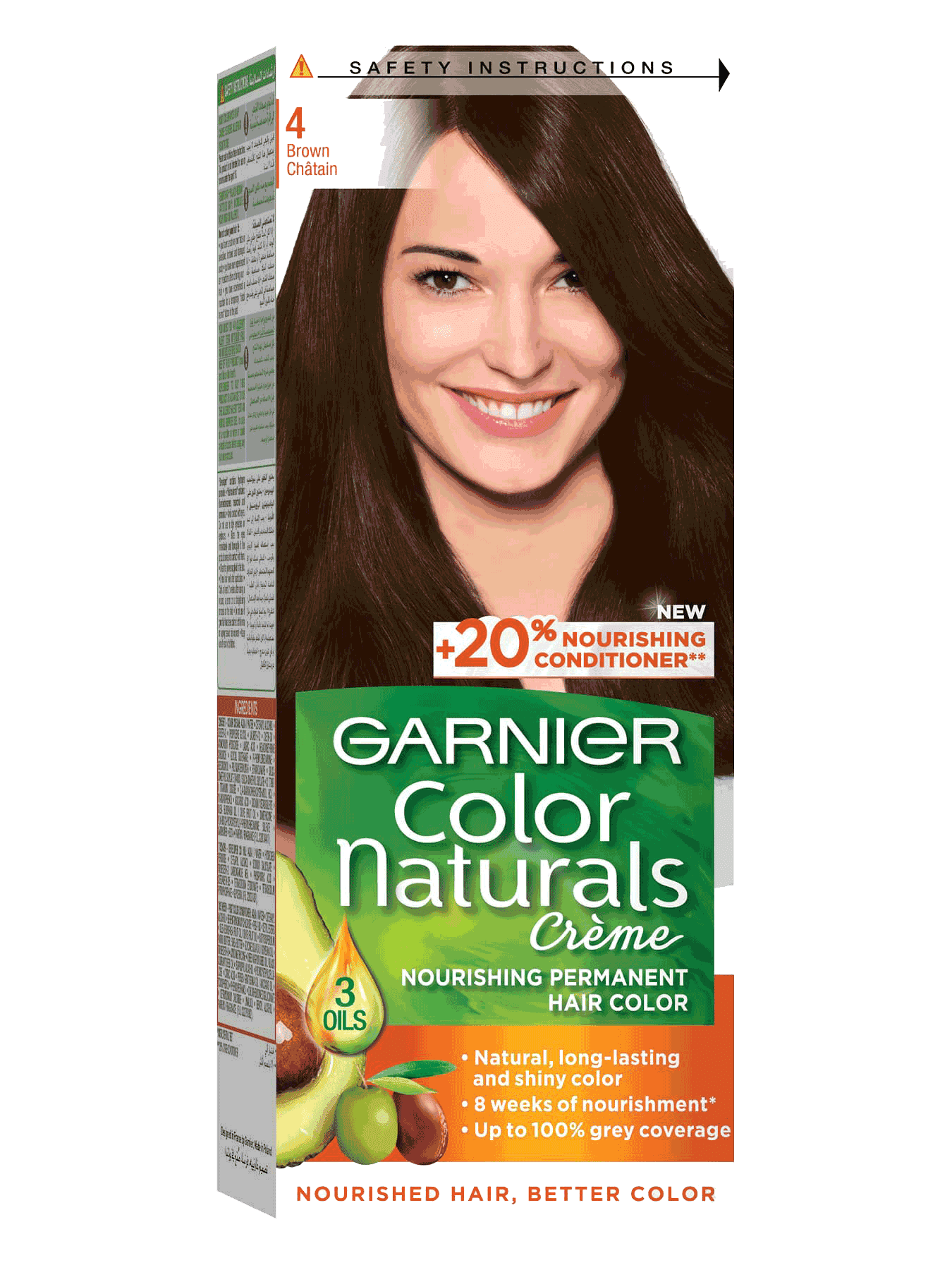 Garnier Color Naturals Haircolor Brown No.4