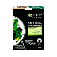 Garnier Skinactive Pure Charcoal Hydrating Face Tissue Mask 28g