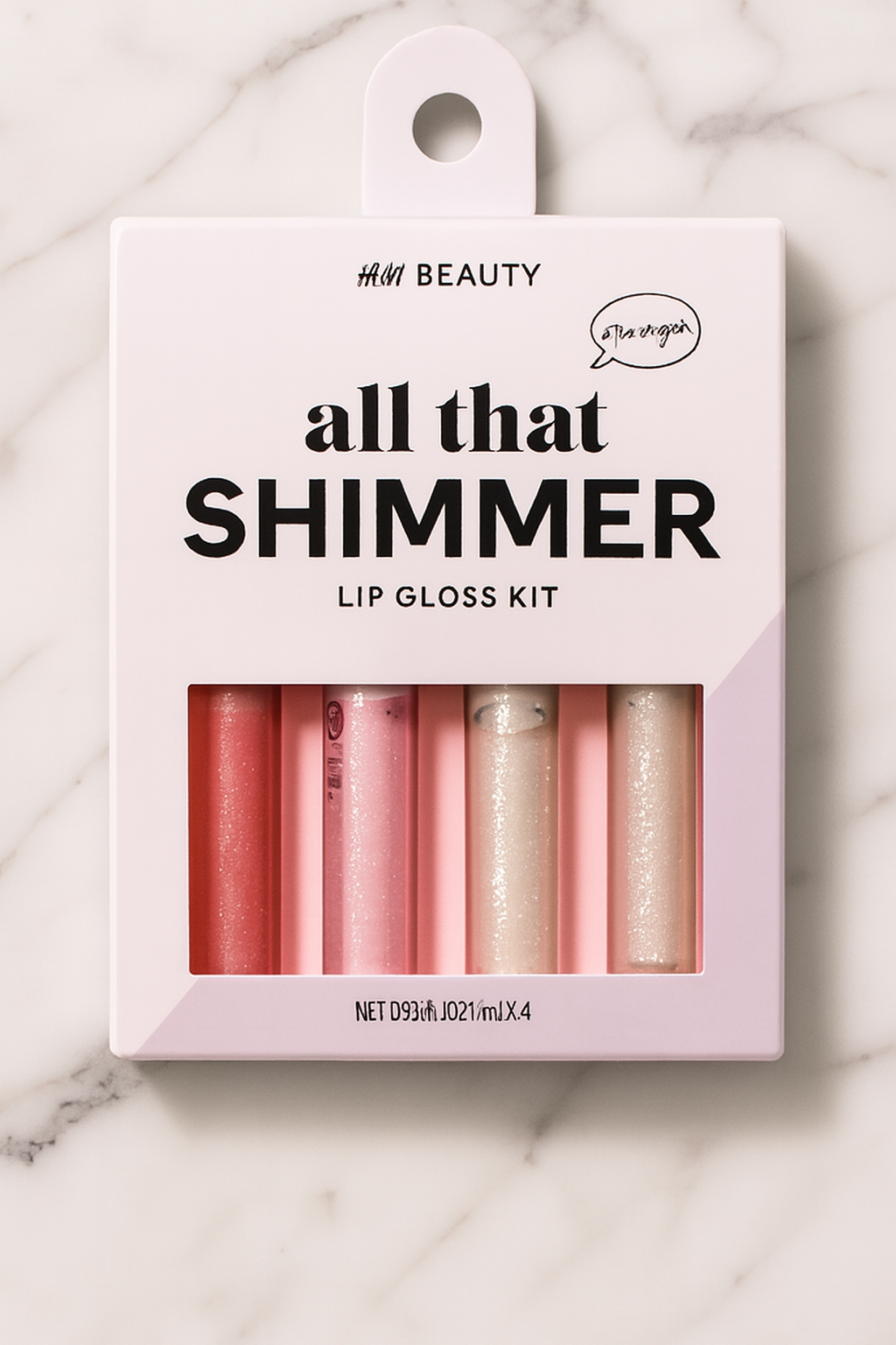 H.M all that shimmer lip gloss kit