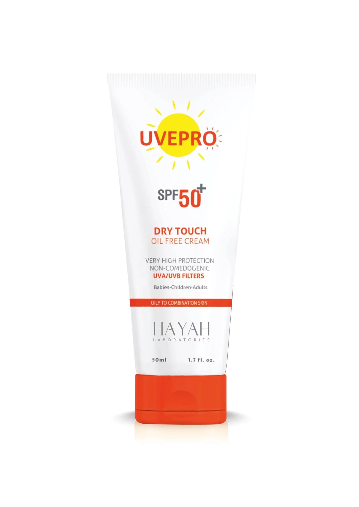 HAYAH UVEPRO Dry Touch Oil Free Cream SPF 50+ 50ml