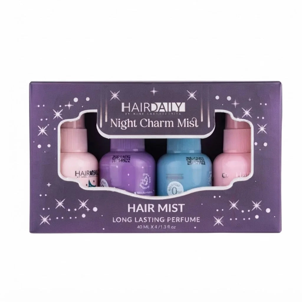 Hair Daily Night Charm Mist Hair Mist Long Lasting Perfume 40ml 4Pcs