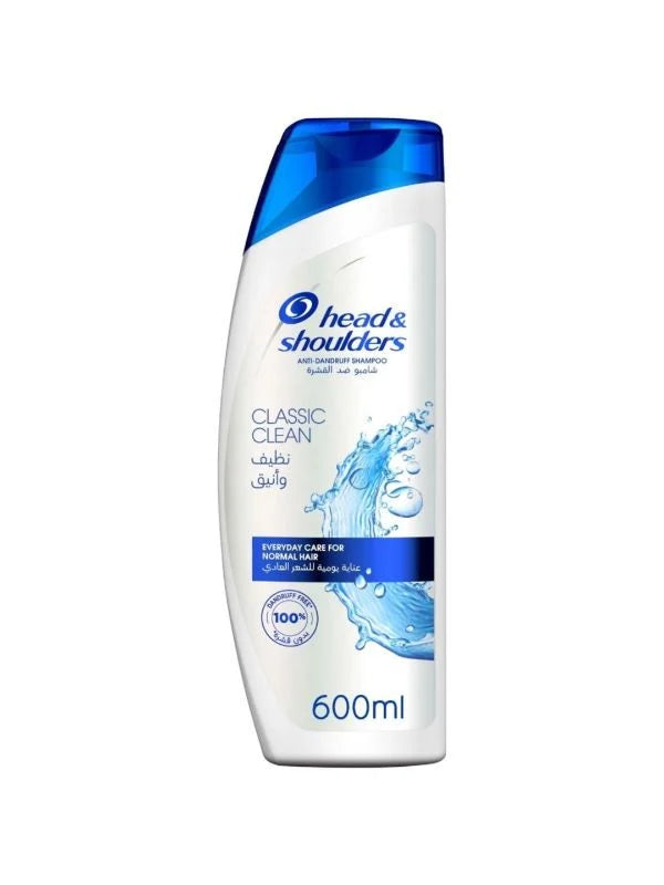 Head and Shoulders Shampoo Classic Clean 600Ml