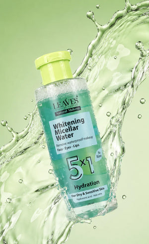 Leaves whitening micellar water 5*1 for dry & sensitive skin 200 ml