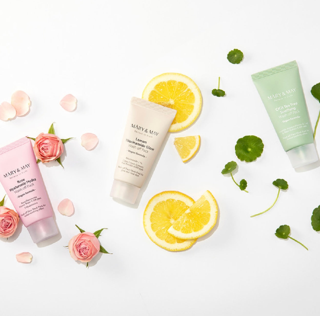 Mary And May Vegan Wash Off Mask Mini Gift Set 5 pcs