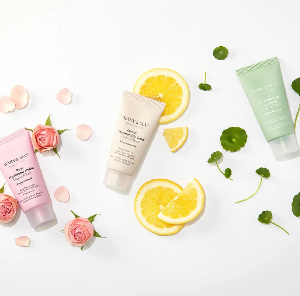 Mary And May Vegan Wash Off Mask Mini Gift Set 5 pcs