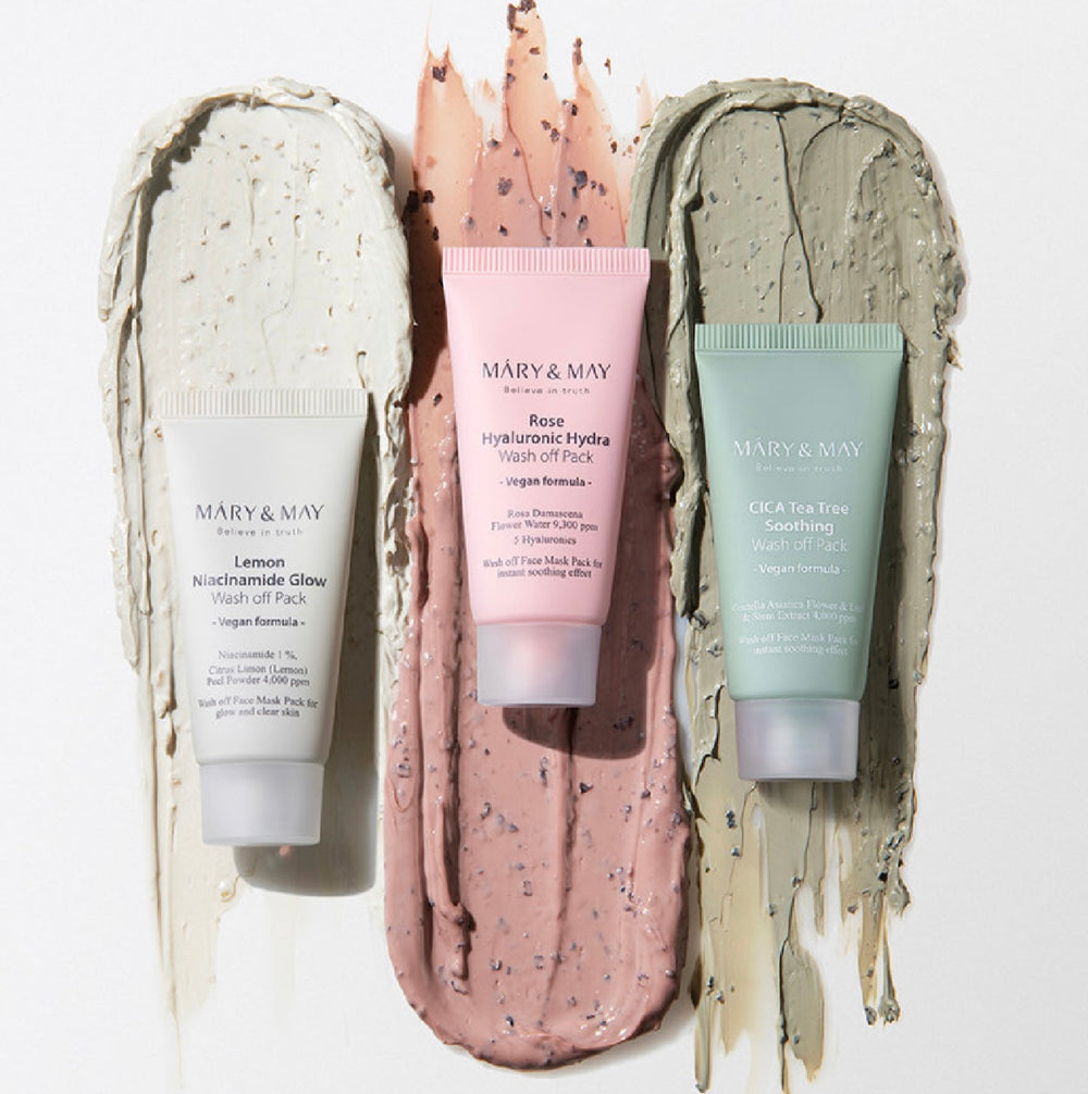 Mary And May Vegan Wash Off Mask Mini Gift Set 5 pcs