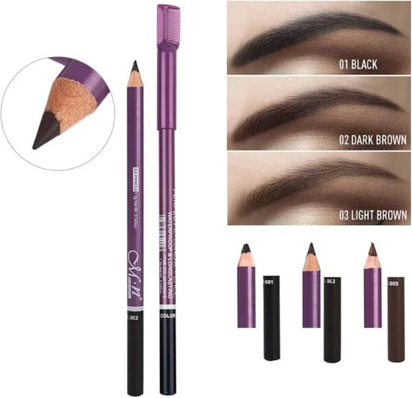 M.N Eyebrow pencil with eyebrow comb brush
