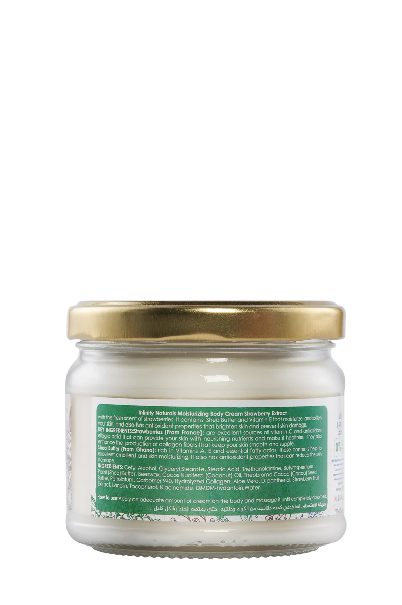 Infinity Moisturizing Body Cream Strawberry Extract 250gm