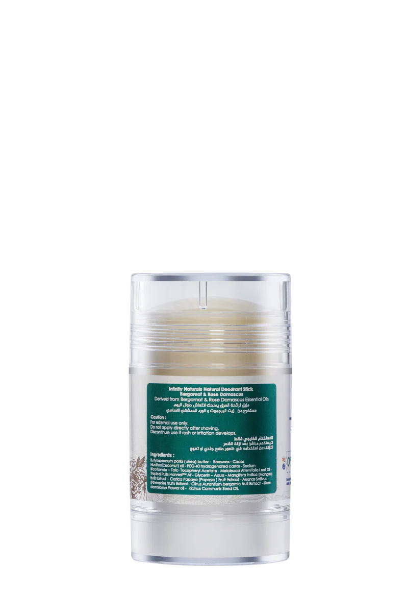 Infinity Deodorant Stick Bergamot and Rose Damascus 60gm