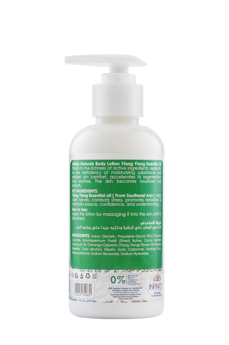 Infinity Naturals Body Lotion with Ylang Ylang Essential Oil - 250 ml