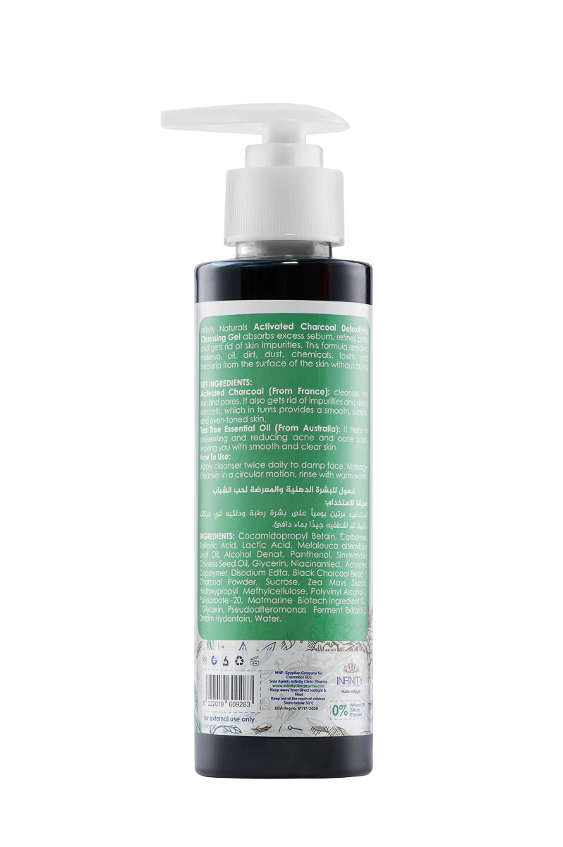 Infinity Detoxifying Cleansing Gel Activated Charcoal