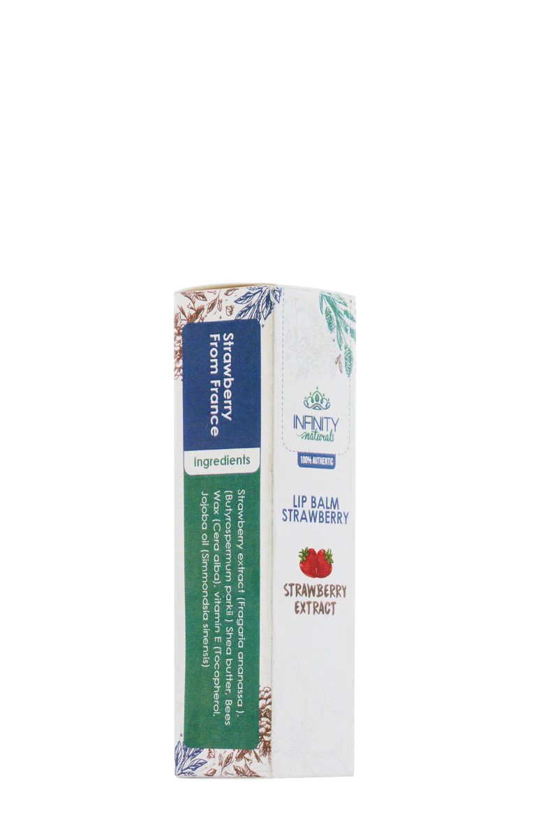 Infinity Naturals Lip Balm Stick Strawberry 7ml