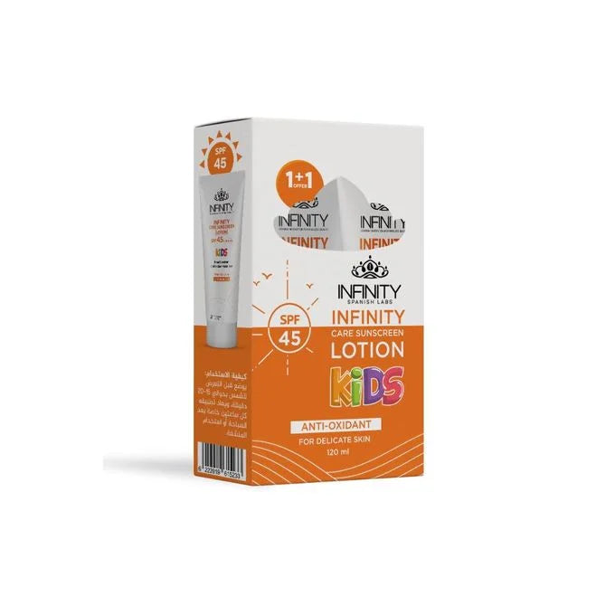 Infinity Care Sunscreen Kids SPF45+ Buy 1 Get 1 Free