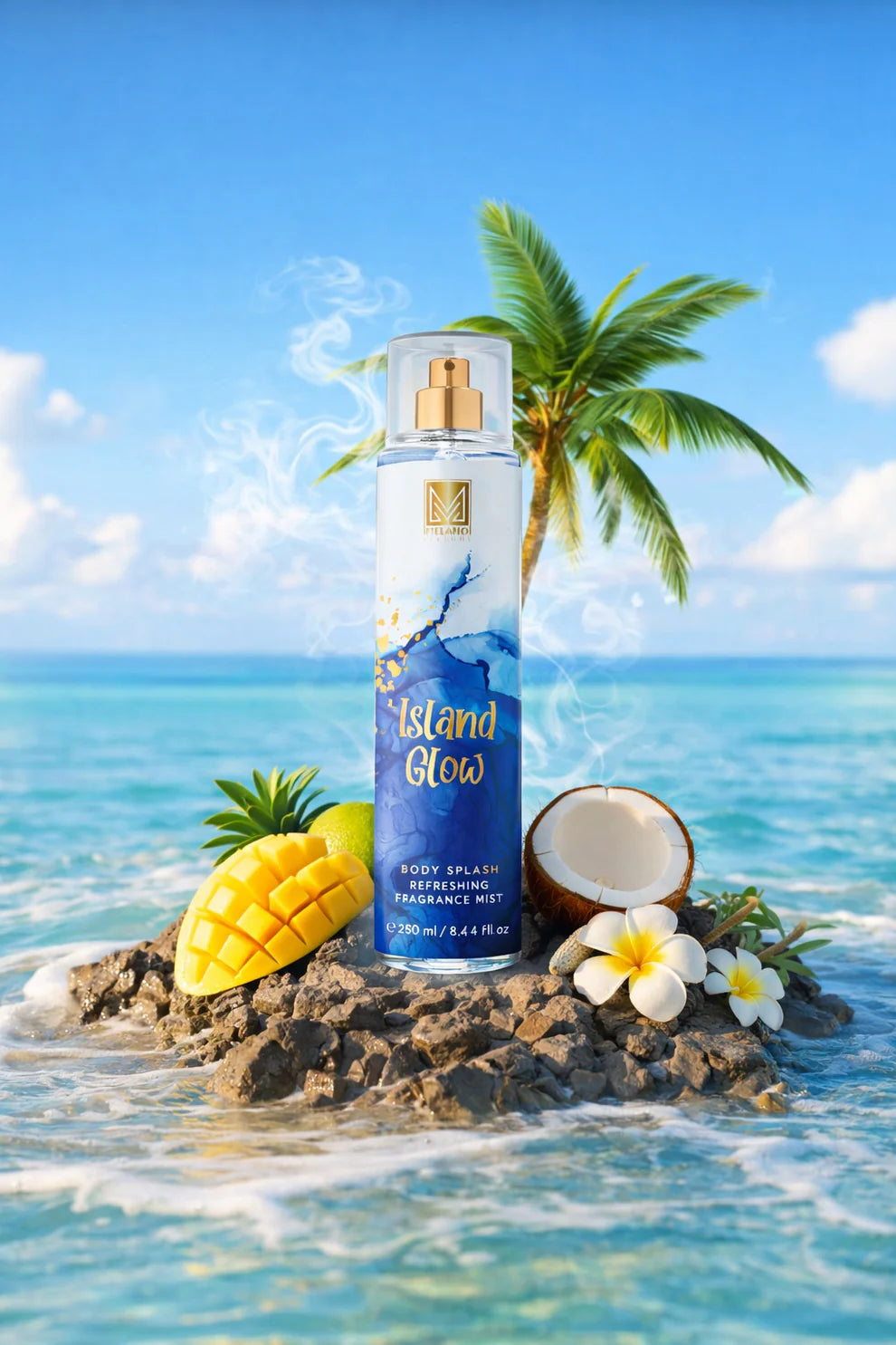 Melano Body Splash Island Glow 250 ml
