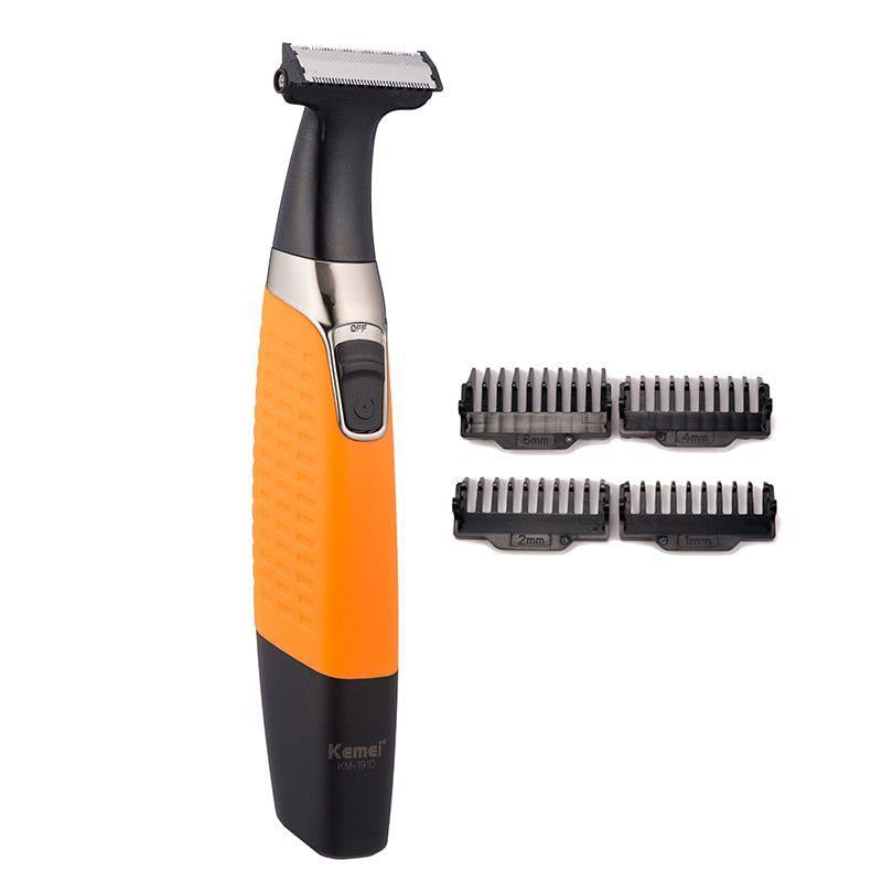 Kemei KM-1910 Eyebrow and facial trimmer wet and dry For Men