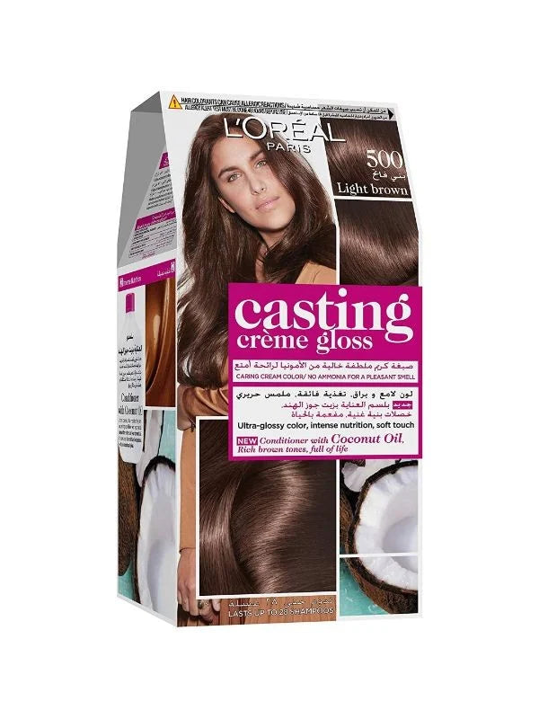 LOreal Paris Casting Creme Gloss 500 Light Brown