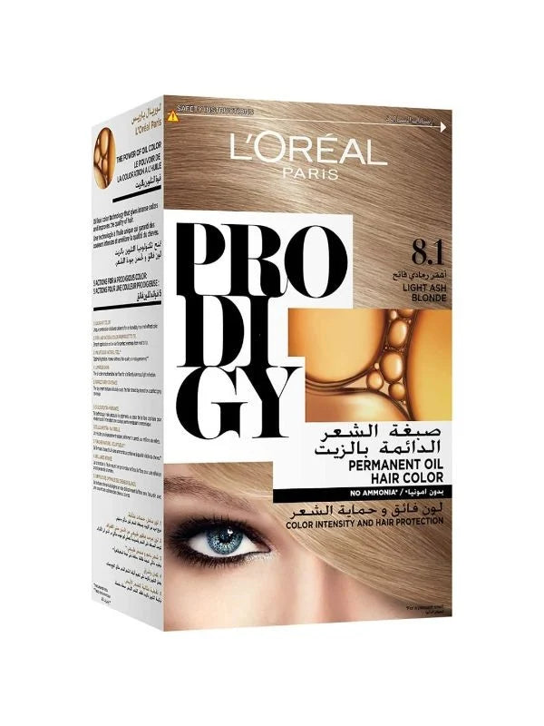 LOreal Paris Prodigy Hair Colour 8.1 Diamond Light Ash Blonde