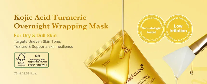 medicube Kojic Acid Turmeric Night Wrapping Mask 75 ml