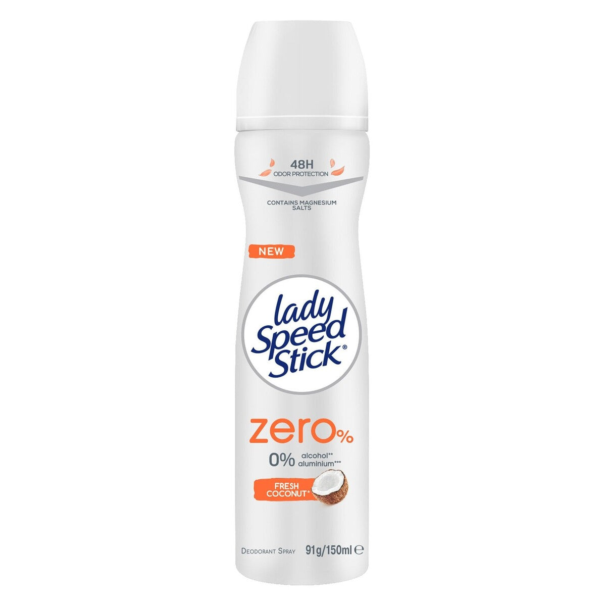 Lady speed stick spray fresh coconut 150 ml