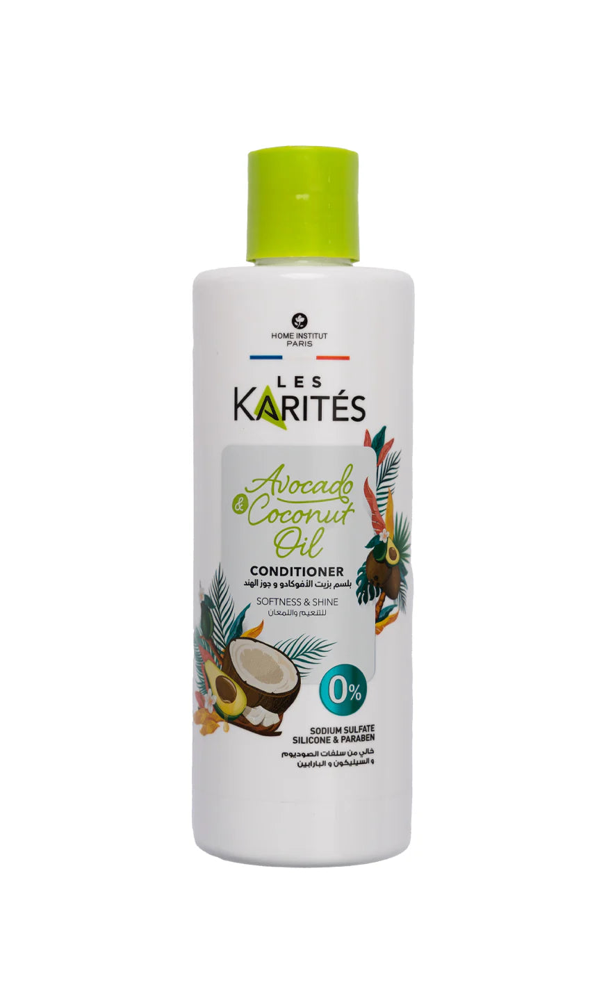 Les Karites Avocado and Coconut Oil Conditioner 400 ml