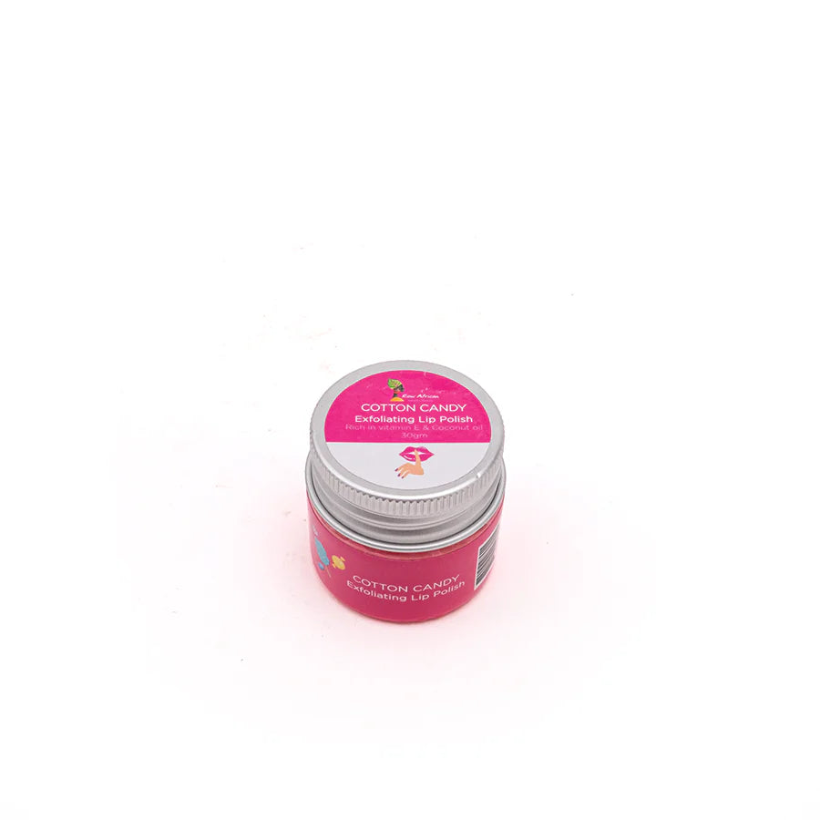 Raw African Cotton Candy Exfoliating Lip Polish 30gm