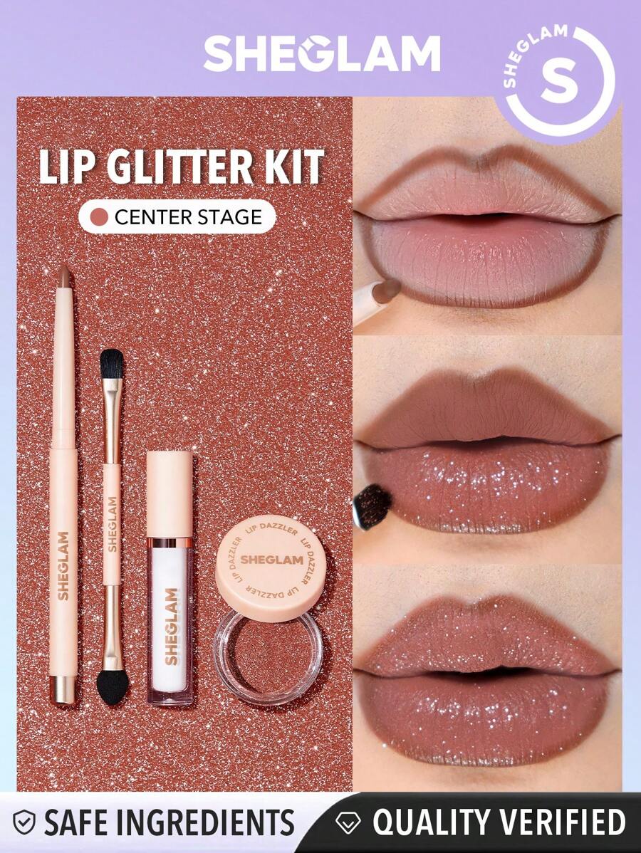 Sheglam Lip Dazzler Glitter Lip Kit