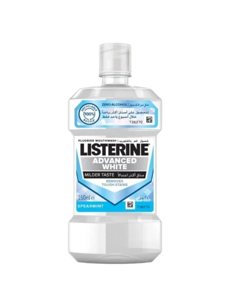 Listerine Advanced White Mouthwash Milder Taste 250ml