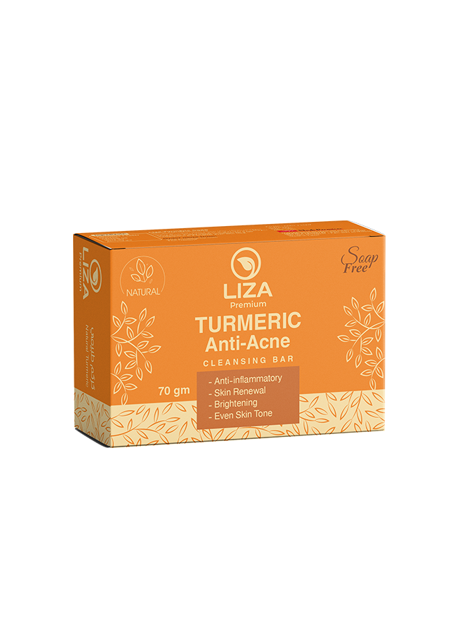 Liza Turmeric Anti Acne Cleansing Bar 70 Gm